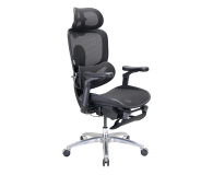 Sihoo DORO C300 LITE V2 czarny z podnóżkiem - 1598810 - zdjęcie 1